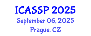 International Conference on Acoustics, Speech and Signal Processing (ICASSP) September 06, 2025 - Prague, Czechia
