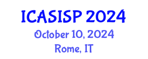 International Conference on Acoustics, Speech, Image and Signal Processing (ICASISP) October 10, 2024 - Rome, Italy