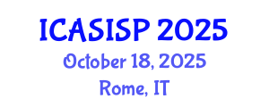 International Conference on Acoustics, Speech, Image and Signal Processing (ICASISP) October 18, 2025 - Rome, Italy