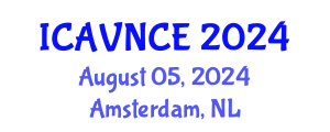 International Conference on Acoustics, Vibration and Noise Control Engineering (ICAVNCE) August 05, 2024 - Amsterdam, Netherlands