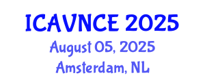 International Conference on Acoustics, Vibration and Noise Control Engineering (ICAVNCE) August 05, 2025 - Amsterdam, Netherlands