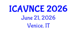 International Conference on Acoustics, Vibration and Noise Control Engineering (ICAVNCE) June 21, 2026 - Venice, Italy