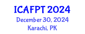International Conference on Active Food Packaging Technologies (ICAFPT) December 30, 2024 - Karachi, Pakistan