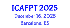 International Conference on Active Food Packaging Technologies (ICAFPT) December 16, 2025 - Barcelona, Spain