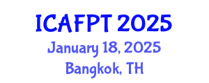 International Conference on Active Food Packaging Technologies (ICAFPT) January 18, 2025 - Bangkok, Thailand