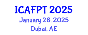 International Conference on Active Food Packaging Technologies (ICAFPT) January 28, 2025 - Dubai, United Arab Emirates