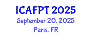International Conference on Active Food Packaging Technologies (ICAFPT) September 20, 2025 - Paris, France