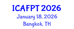 International Conference on Active Food Packaging Technologies (ICAFPT) January 18, 2026 - Bangkok, Thailand