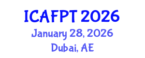 International Conference on Active Food Packaging Technologies (ICAFPT) January 28, 2026 - Dubai, United Arab Emirates