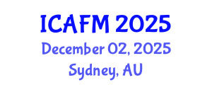 International Conference on Actuarial and Financial Mathematics (ICAFM) December 02, 2025 - Sydney, Australia