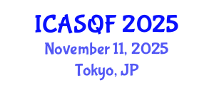 International Conference on Actuarial Science and Quantitative Finance (ICASQF) November 11, 2025 - Tokyo, Japan