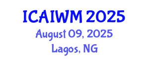 International Conference on Adaptive and Integrative Water Management (ICAIWM) August 09, 2025 - Lagos, Nigeria