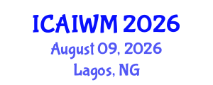 International Conference on Adaptive and Integrative Water Management (ICAIWM) August 09, 2026 - Lagos, Nigeria