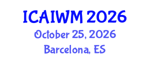 International Conference on Adaptive and Integrative Water Management (ICAIWM) October 25, 2026 - Barcelona, Spain