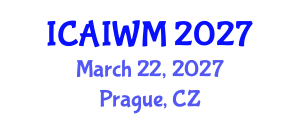 International Conference on Adaptive and Integrative Water Management (ICAIWM) March 22, 2027 - Prague, Czechia International Conference on Adaptive and Integrative Water Management (ICAIWM) March 22, 2027 - Prague, Czechia
