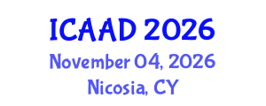 International Conference on Adaptive Architecture and Design (ICAAD) November 04, 2026 - Nicosia, Cyprus International Conference on Adaptive Architecture and Design (ICAAD) November 04, 2026 - Nicosia, Cyprus