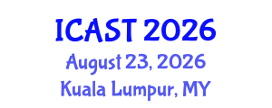 International Conference on Adaptive Structures and Technologies (ICAST) August 23, 2026 - Kuala Lumpur, Malaysia