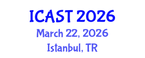 International Conference on Adaptive Structures and Technologies (ICAST) March 22, 2026 - Istanbul, Turkey