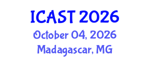 International Conference on Adaptive Structures and Technologies (ICAST) October 04, 2026 - Madagascar, Madagascar International Conference on Adaptive Structures and Technologies (ICAST) October 04, 2026 - Madagascar, Madagascar