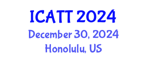 International Conference on Addiction Treatment and Therapy (ICATT) December 30, 2024 - Honolulu, United States