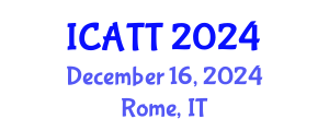 International Conference on Addiction Treatment and Therapy (ICATT) December 16, 2024 - Rome, Italy