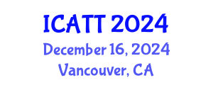 International Conference on Addiction Treatment and Therapy (ICATT) December 16, 2024 - Vancouver, Canada
