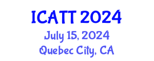 International Conference on Addiction Treatment and Therapy (ICATT) July 15, 2024 - Quebec City, Canada