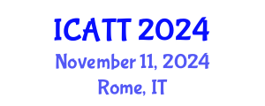 International Conference on Addiction Treatment and Therapy (ICATT) November 11, 2024 - Rome, Italy