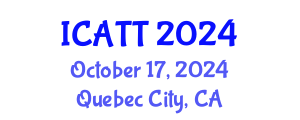 International Conference on Addiction Treatment and Therapy (ICATT) October 17, 2024 - Quebec City, Canada