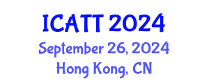 International Conference on Addiction Treatment and Therapy (ICATT) September 26, 2024 - Hong Kong, China