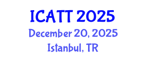 International Conference on Addiction Treatment and Therapy (ICATT) December 20, 2025 - Istanbul, Turkey