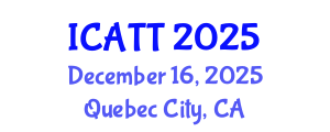 International Conference on Addiction Treatment and Therapy (ICATT) December 16, 2025 - Quebec City, Canada