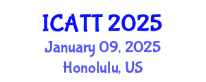 International Conference on Addiction Treatment and Therapy (ICATT) January 09, 2025 - Honolulu, United States