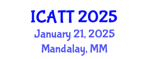 International Conference on Addiction Treatment and Therapy (ICATT) January 21, 2025 - Mandalay, Myanmar