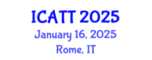 International Conference on Addiction Treatment and Therapy (ICATT) January 16, 2025 - Rome, Italy