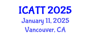 International Conference on Addiction Treatment and Therapy (ICATT) January 11, 2025 - Vancouver, Canada