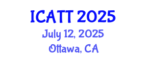 International Conference on Addiction Treatment and Therapy (ICATT) July 12, 2025 - Ottawa, Canada