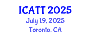 International Conference on Addiction Treatment and Therapy (ICATT) July 19, 2025 - Toronto, Canada