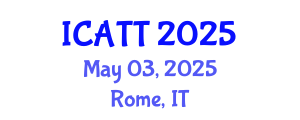 International Conference on Addiction Treatment and Therapy (ICATT) May 03, 2025 - Rome, Italy