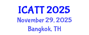 International Conference on Addiction Treatment and Therapy (ICATT) November 29, 2025 - Bangkok, Thailand