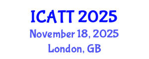 International Conference on Addiction Treatment and Therapy (ICATT) November 18, 2025 - London, United Kingdom
