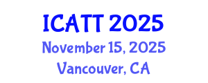 International Conference on Addiction Treatment and Therapy (ICATT) November 15, 2025 - Vancouver, Canada