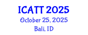 International Conference on Addiction Treatment and Therapy (ICATT) October 25, 2025 - Bali, Indonesia