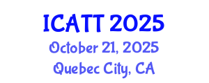 International Conference on Addiction Treatment and Therapy (ICATT) October 21, 2025 - Quebec City, Canada