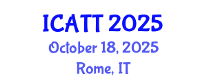 International Conference on Addiction Treatment and Therapy (ICATT) October 18, 2025 - Rome, Italy