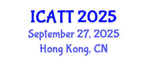 International Conference on Addiction Treatment and Therapy (ICATT) September 27, 2025 - Hong Kong, China