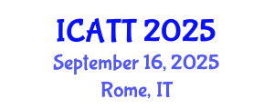 International Conference on Addiction Treatment and Therapy (ICATT) September 16, 2025 - Rome, Italy