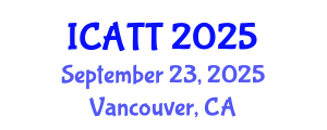 International Conference on Addiction Treatment and Therapy (ICATT) September 23, 2025 - Vancouver, Canada