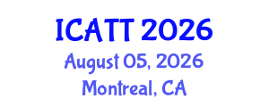 International Conference on Addiction Treatment and Therapy (ICATT) August 05, 2026 - Montreal, Canada International Conference on Addiction Treatment and Therapy (ICATT) August 05, 2026 - Montreal, Canada
