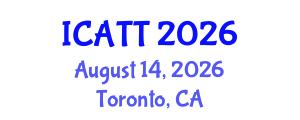 International Conference on Addiction Treatment and Therapy (ICATT) August 14, 2026 - Toronto, Canada International Conference on Addiction Treatment and Therapy (ICATT) August 14, 2026 - Toronto, Canada